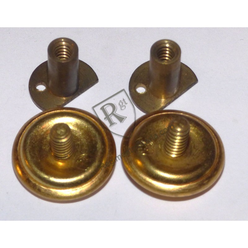 Paire de boutons à vis Officier US ARMY