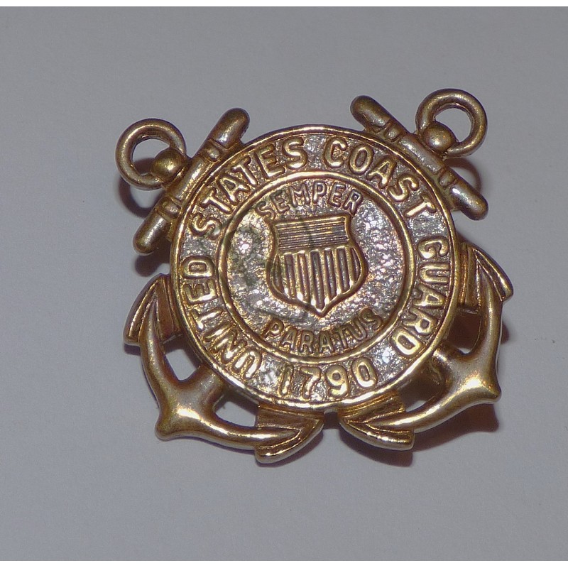 US NAVY Coast guard collar badge