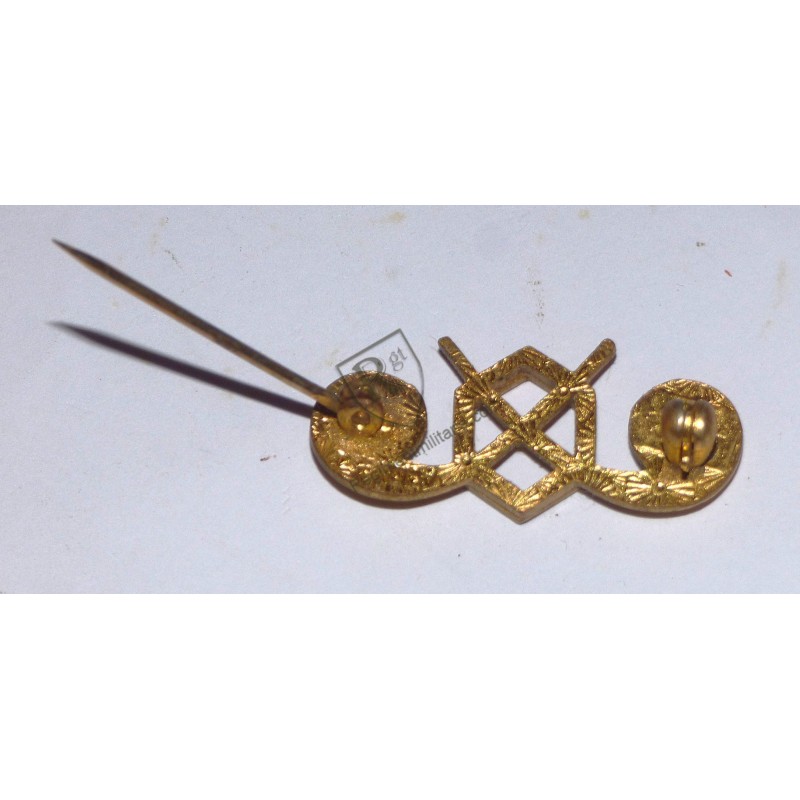 US ARMY CHEMICAL Corps collar badge