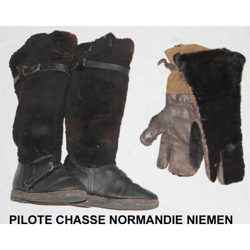 Normandie-Niemen  bottes + gants.