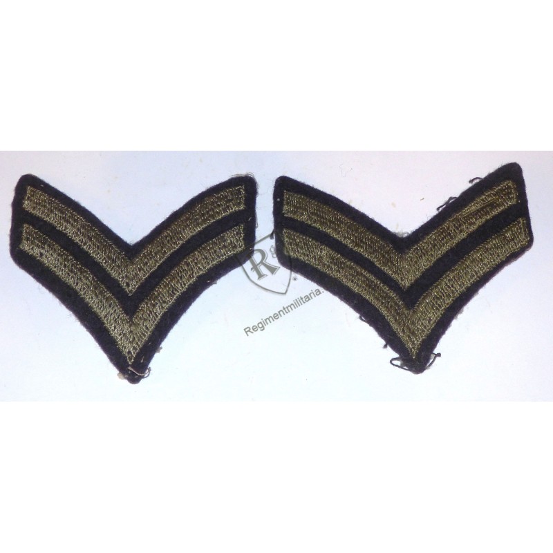 Corporal sleeve rank badges.