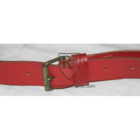 Spahis cavalry red leather bag.