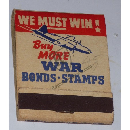 Pochette Allumettes  Buy more War Bonds