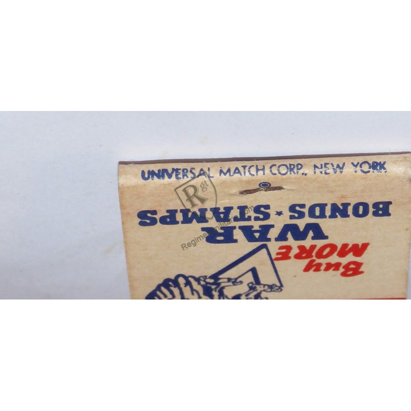 Buy more War  Bonds Matchbook