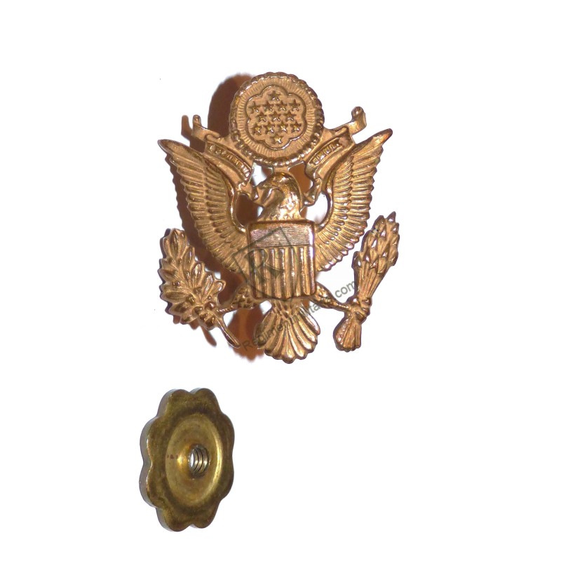 US ARMY eagle screwed cap badge