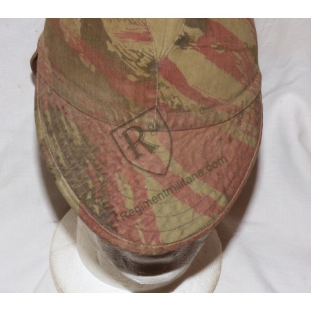 Casquette camouflée Bigeard époque Algérie.