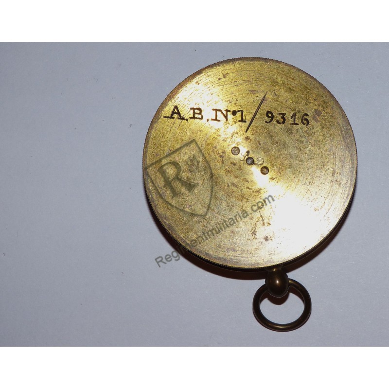 WW1 Belgian Army brass compass