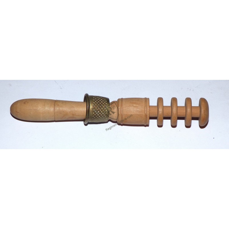 French  WW1 wooden military sewing kit