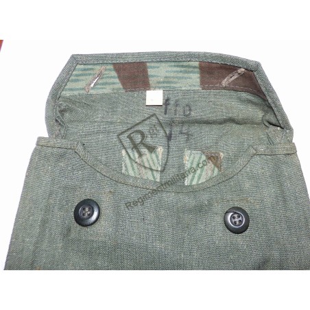 German anti-gas cape pouch with camouflaged reinforcements