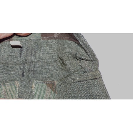 German anti-gas cape pouch with camouflaged reinforcements