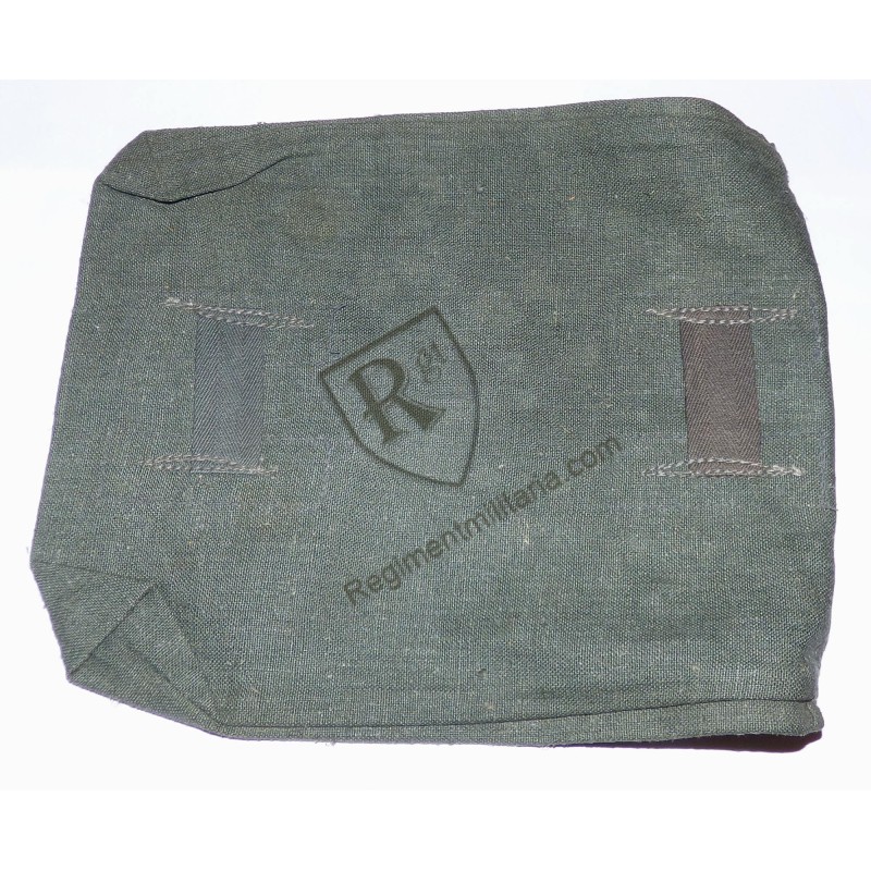 German anti-gas cape pouch with camouflaged reinforcements