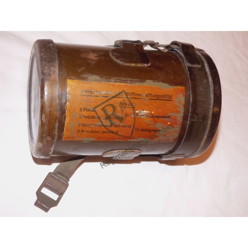 Boitier pour bouteille décontamination des armes
