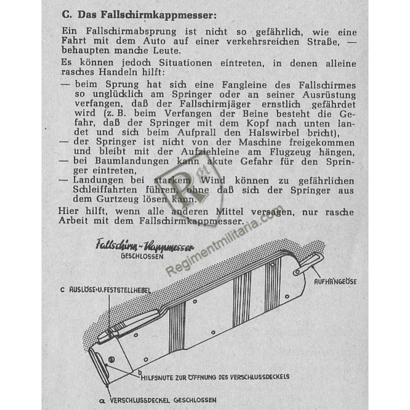 Couteau parachutiste Allemand OTHELLO