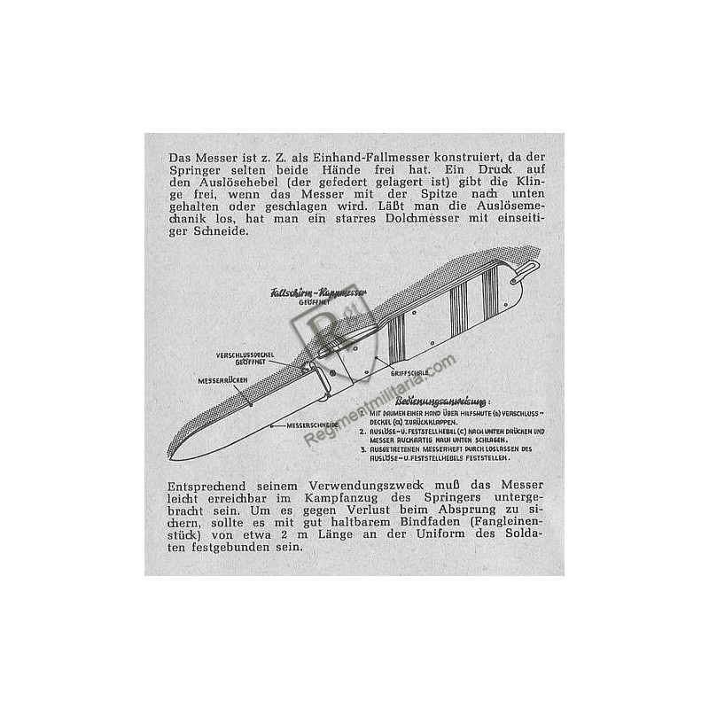 OTHELLO German Paratrooper Knife