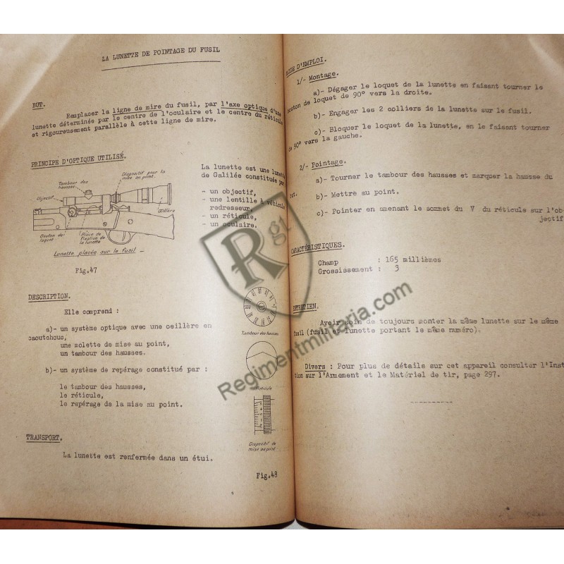 French Topography Course, 2 volumes, 1939-1940.