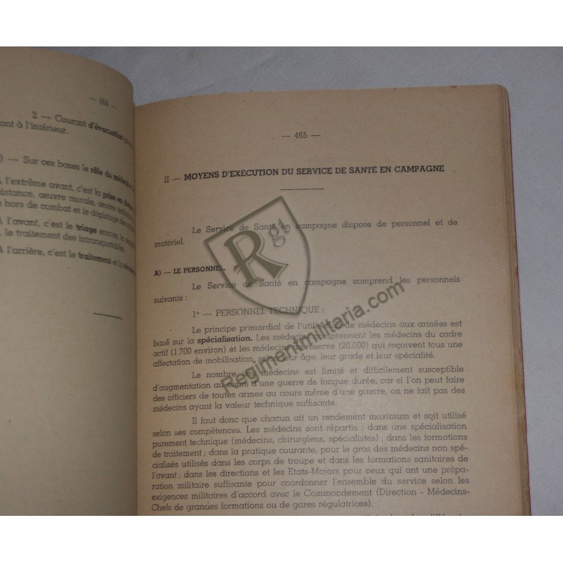 France 40 - Cours emploi des armes daté 1940