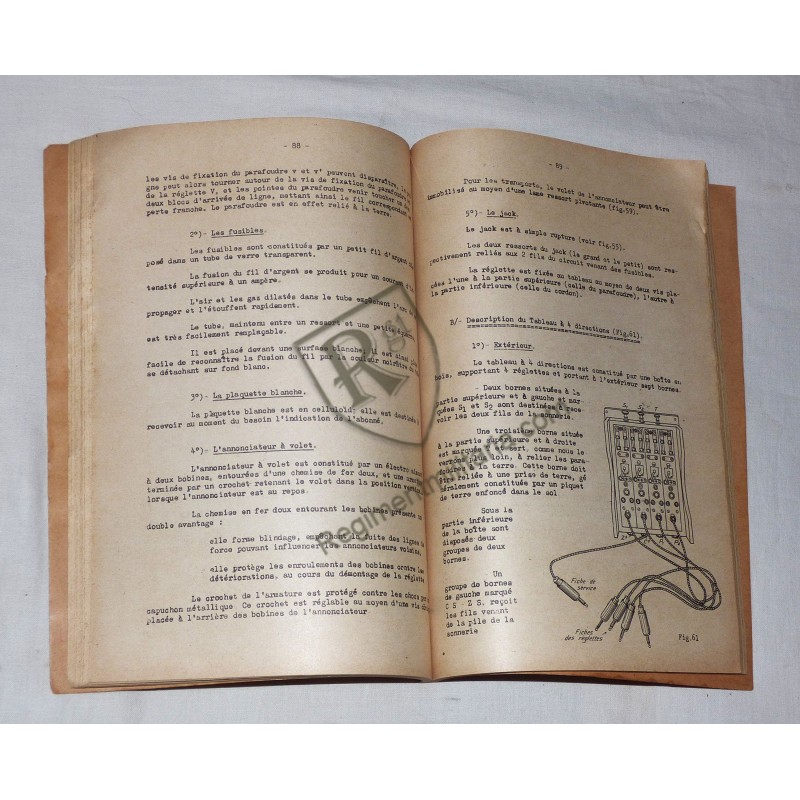 French Communications and Transmission Course 1939