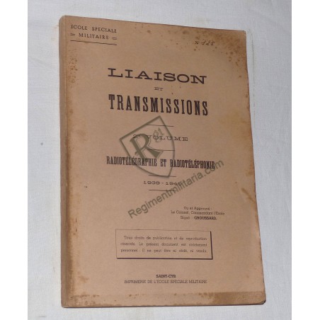French Communications and Transmission Course 1939