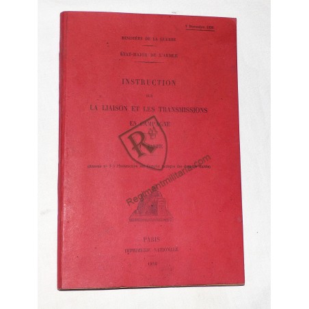France 40 - Cours Liaisons et Transmissions 1936