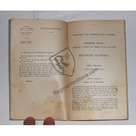 France 40 - Cours Discipline 1939