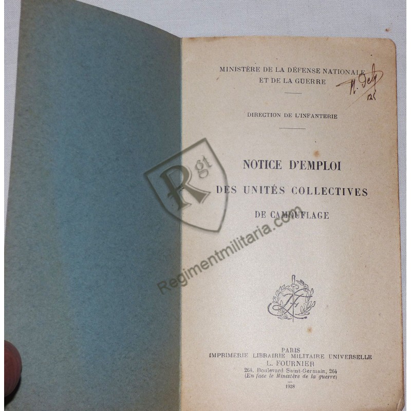 France 40 - Unités de camouflage 1938