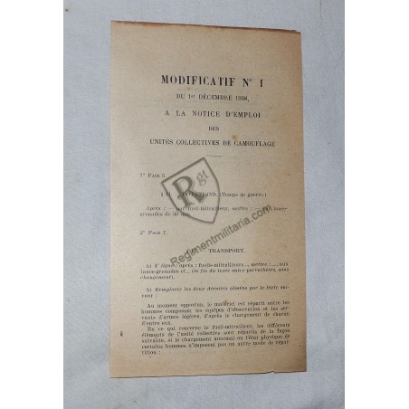 France 40 - Unités de camouflage 1938