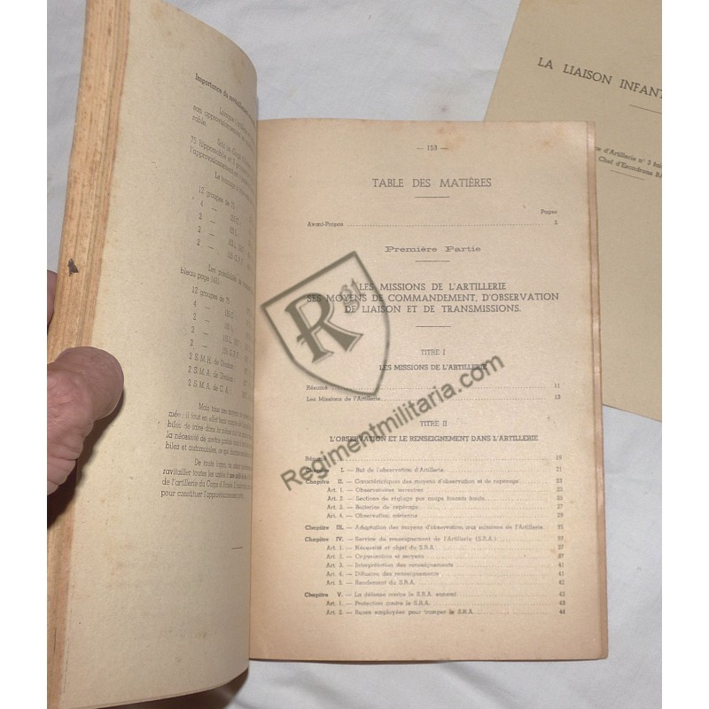 French  – Artillery Course  1939–1940
