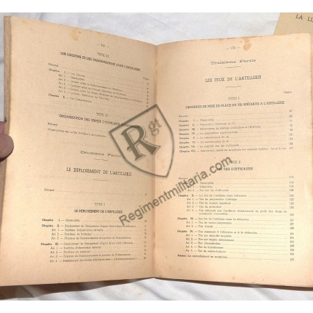 France 40 - Cours Artillerie  1939-1940