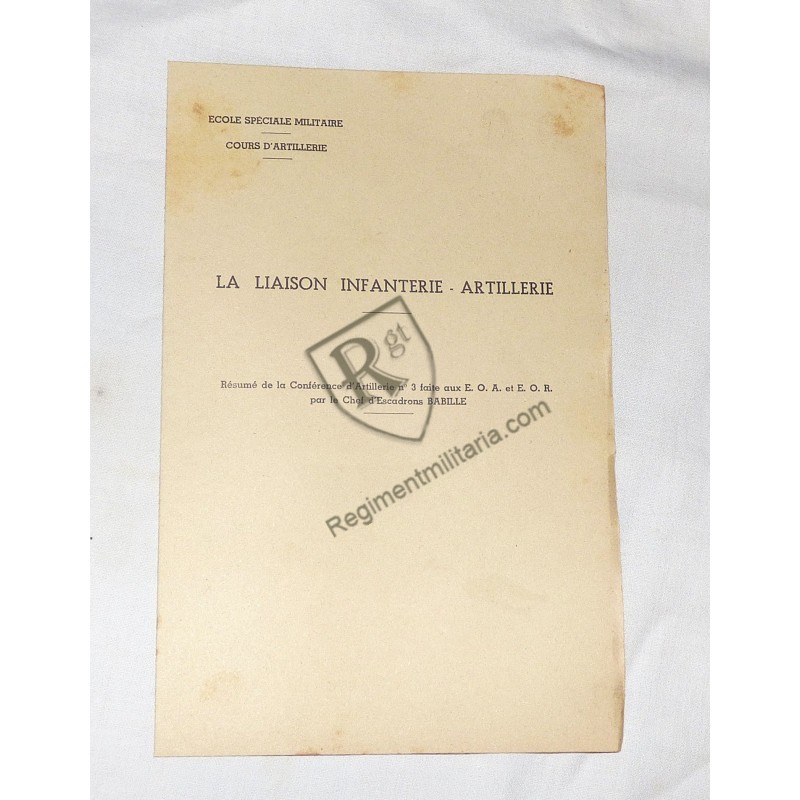 French  – Artillery Course  1939–1940