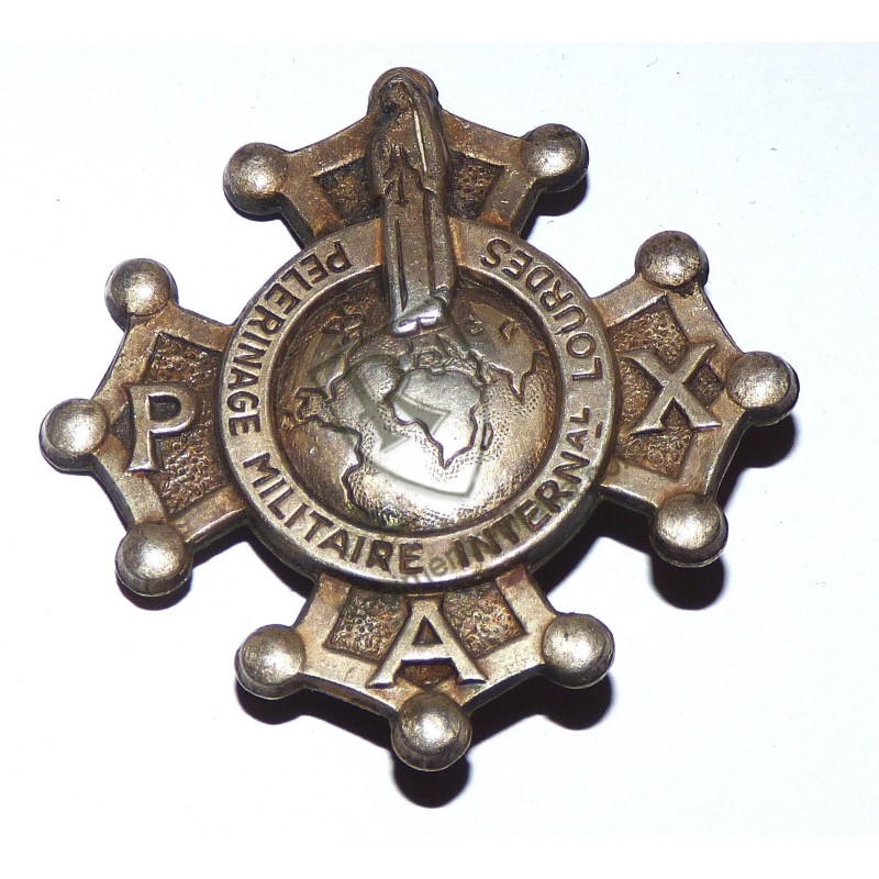 DRAGO Lourdes Military Pilgrimage Badge