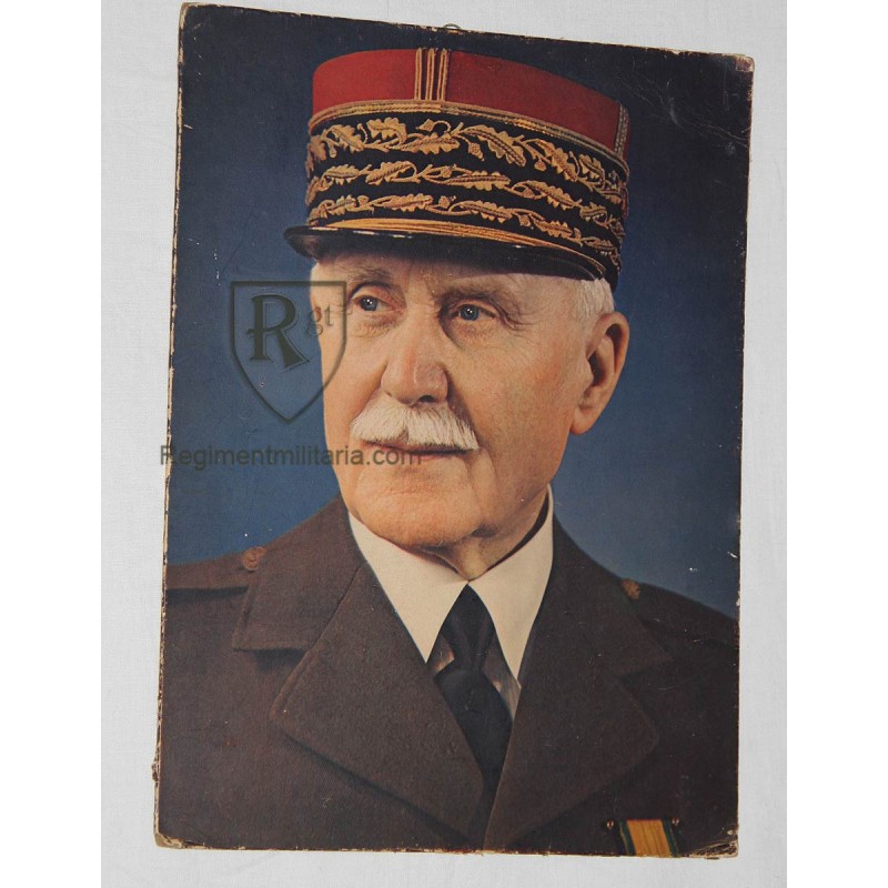 Portrait of Marshal Petain.