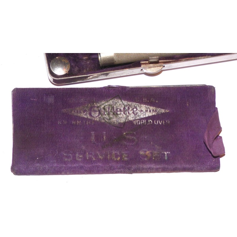 WW1 US ARMY Rasoir Gilette SERVICE SET