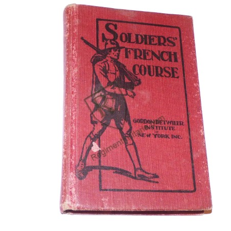 WW1 US ARMY Soldier's French course 1917