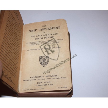 WW1 US ARMY Bible de poche 1917