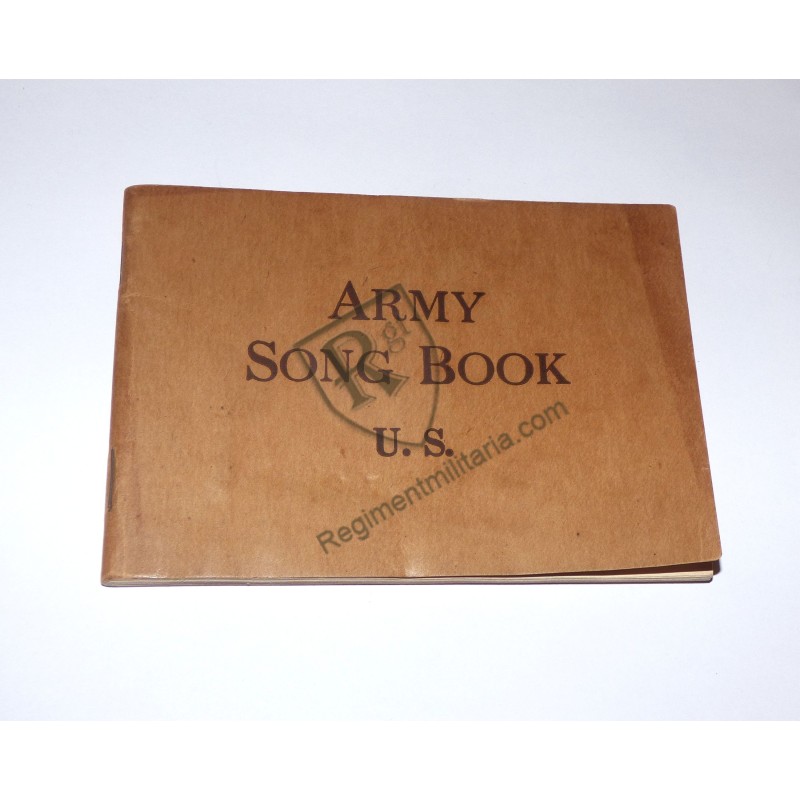 WWI US Army song book dated 1918