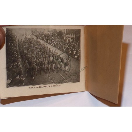 WW1 US ARMY Livret de chants 1918