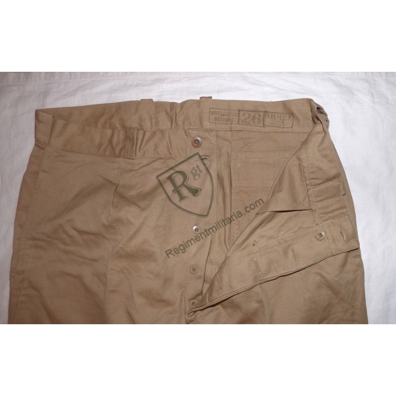 Pantalon toile Modèle 45 daté 1953