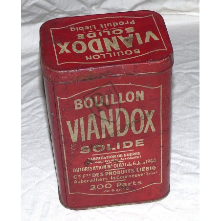 War Restrictions -  Viandox tin box