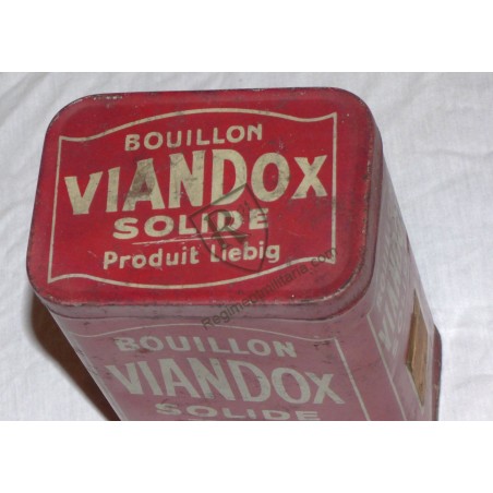 War Restrictions -  Viandox tin box