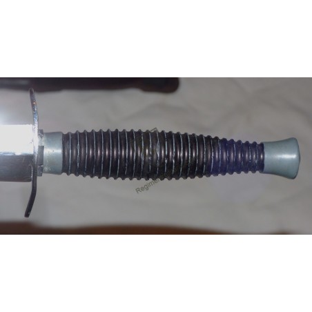Chrome plated Commando fighting knife.