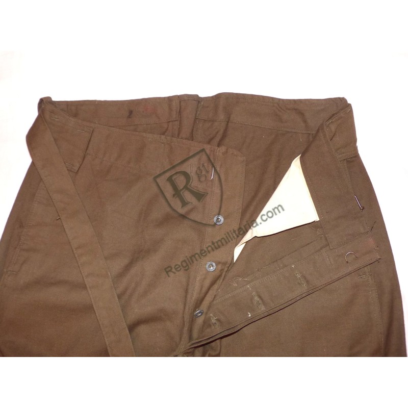 Pantalon salopette en toile modèle 1938