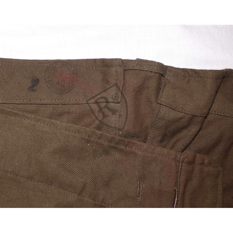 French Pattern 1938 canvas bib-and-brace trousers