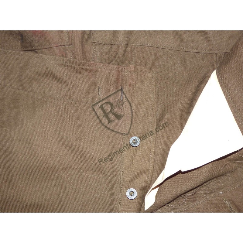 French Pattern 1938 canvas bib-and-brace trousers