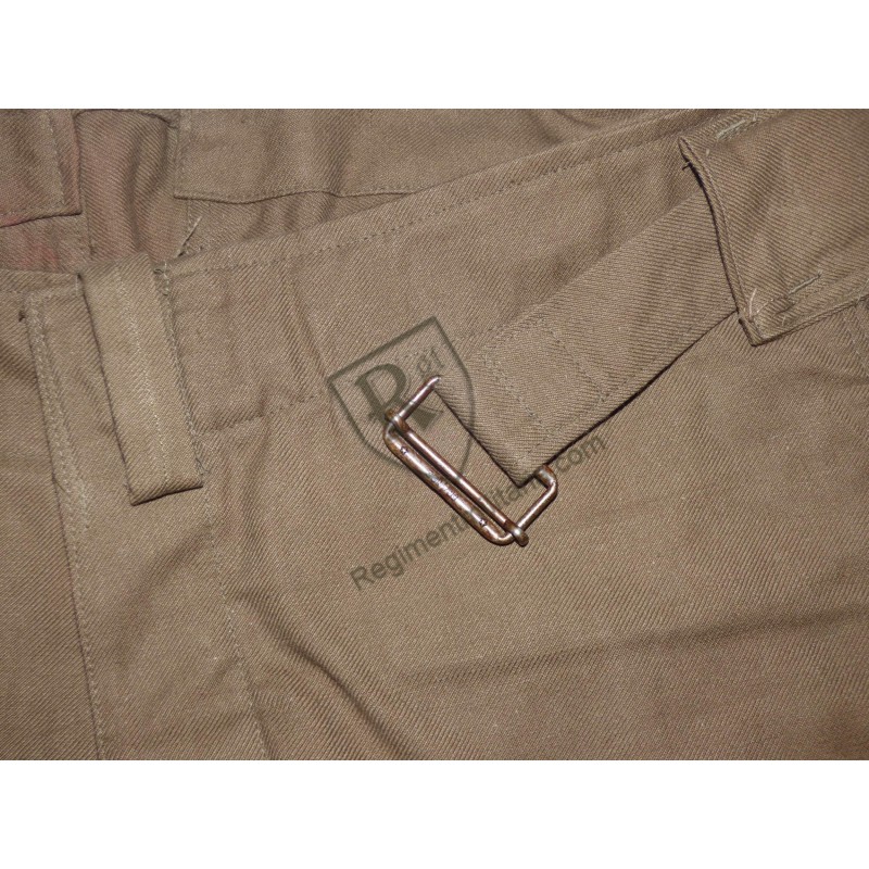 French Pattern 1938 canvas bib-and-brace trousers