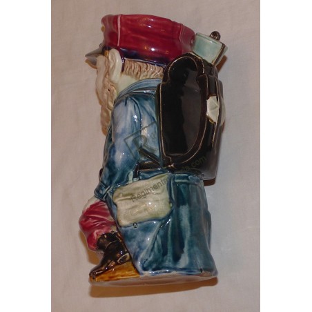 Pichet soldat barbotine 1900