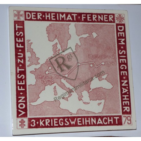 HEER 3rd Wartime Christmas Earthenware