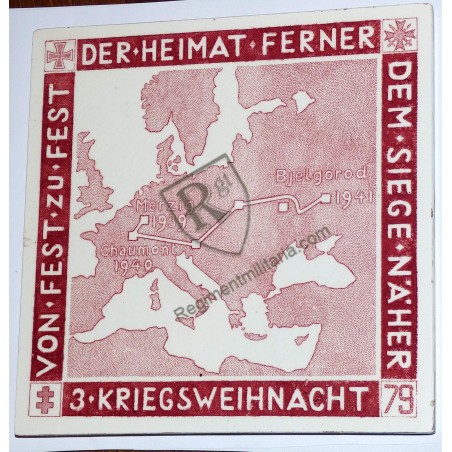 HEER 3rd Wartime Christmas Earthenware