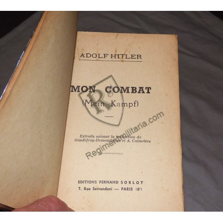 MEIN KAMPF French Sorlot edition