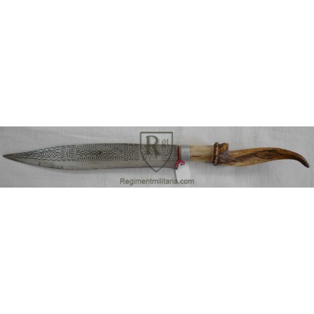 1950 Indochina Souvenir - ANGKOR Fighting knife.