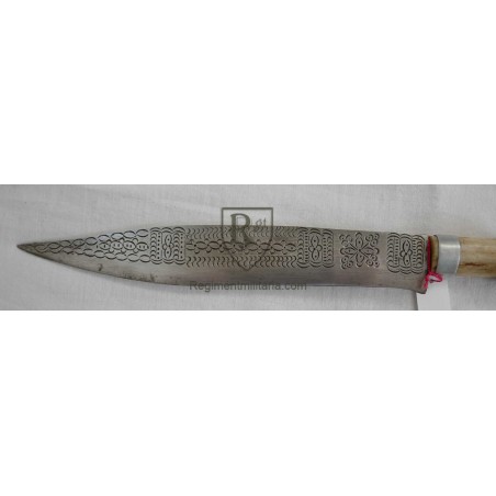 1950 Indochina Souvenir - ANGKOR Fighting knife.